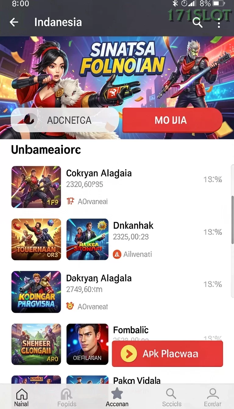 Cuplikan layar HIATOTO — menu navigasi